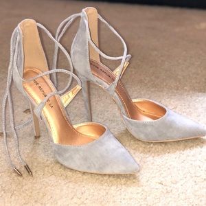 Shoe republic LA point ankle laced heels